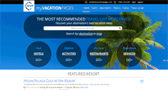Desktop Screenshot of myvacationpages.com